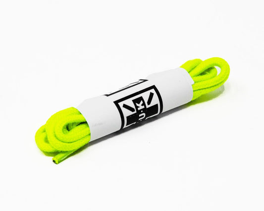 LC004-75-NGR 75 CM Neon Green Round Laces LC004-75-NGR-OS  T.U.K. Shoes