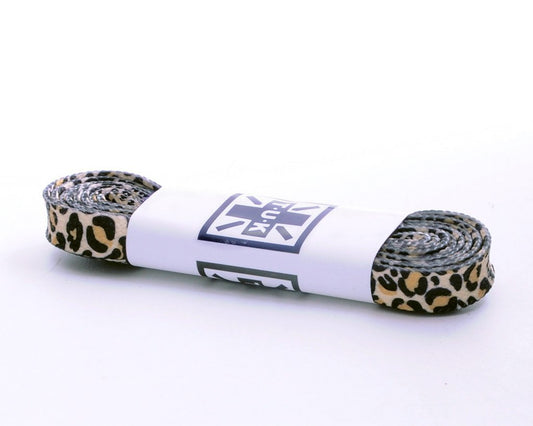 LC001-75-LEO 75 CM Leopard Flat Laces LC001-75-LEO-OS  T.U.K. Shoes