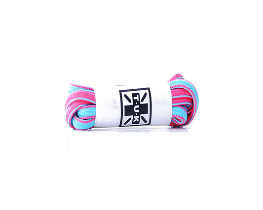 LC056-75-PBR 75 CM Pink & Blue Round Laces LC056-75-BWR-OS  T.U.K. Shoes