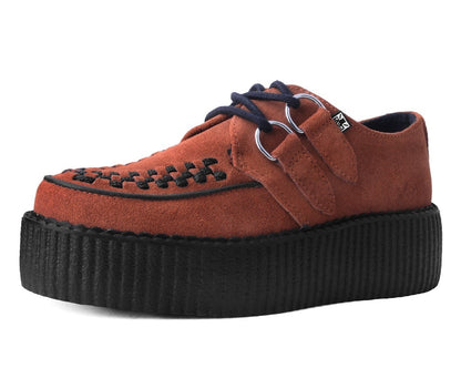 V3022 Brown Suede Viva Mondo Creeper Brown T.U.K. Shoes