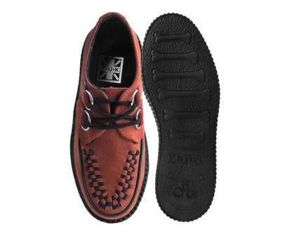 V3022 Brown Suede Viva Mondo Creeper Brown T.U.K. Shoes