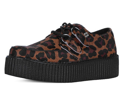 V3336 Leopard Viva Mondo Creeper Brown T.U.K. Shoes