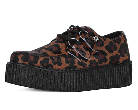 V3336 Leopard Viva Mondo Creeper Brown T.U.K. Shoes