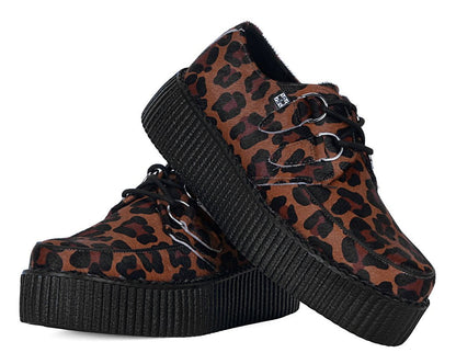 V3336 Leopard Viva Mondo Creeper Brown T.U.K. Shoes