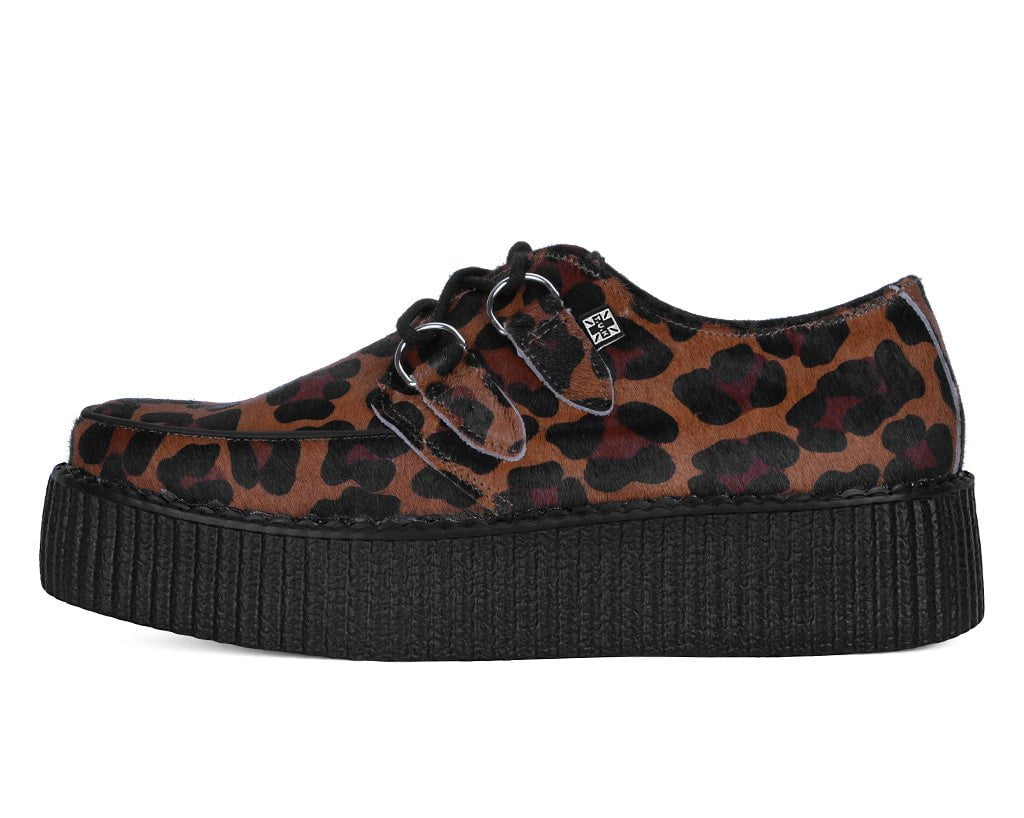 V3336 Leopard Viva Mondo Creeper Brown T.U.K. Shoes