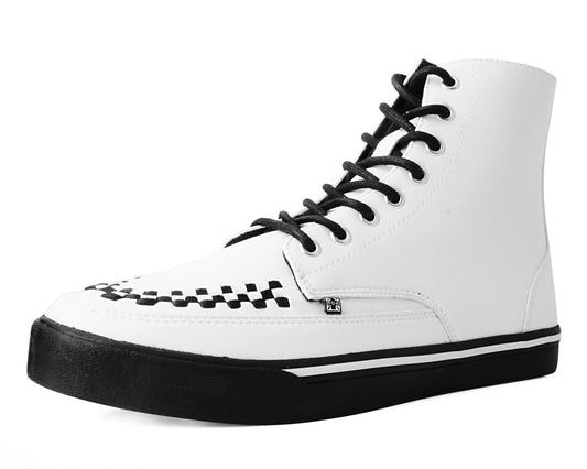 A3094 White TUKskin™ 8-Eye Sneaker Boot White T.U.K. Shoes