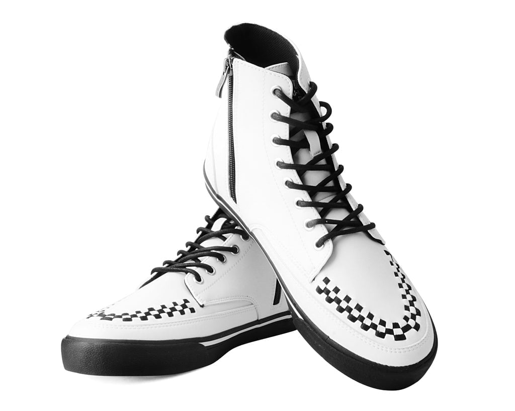 A3094 White TUKskin™ 8-Eye Sneaker Boot White T.U.K. Shoes