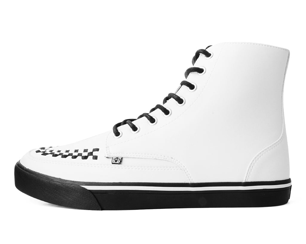A3094 White TUKskin™ 8-Eye Sneaker Boot White T.U.K. Shoes