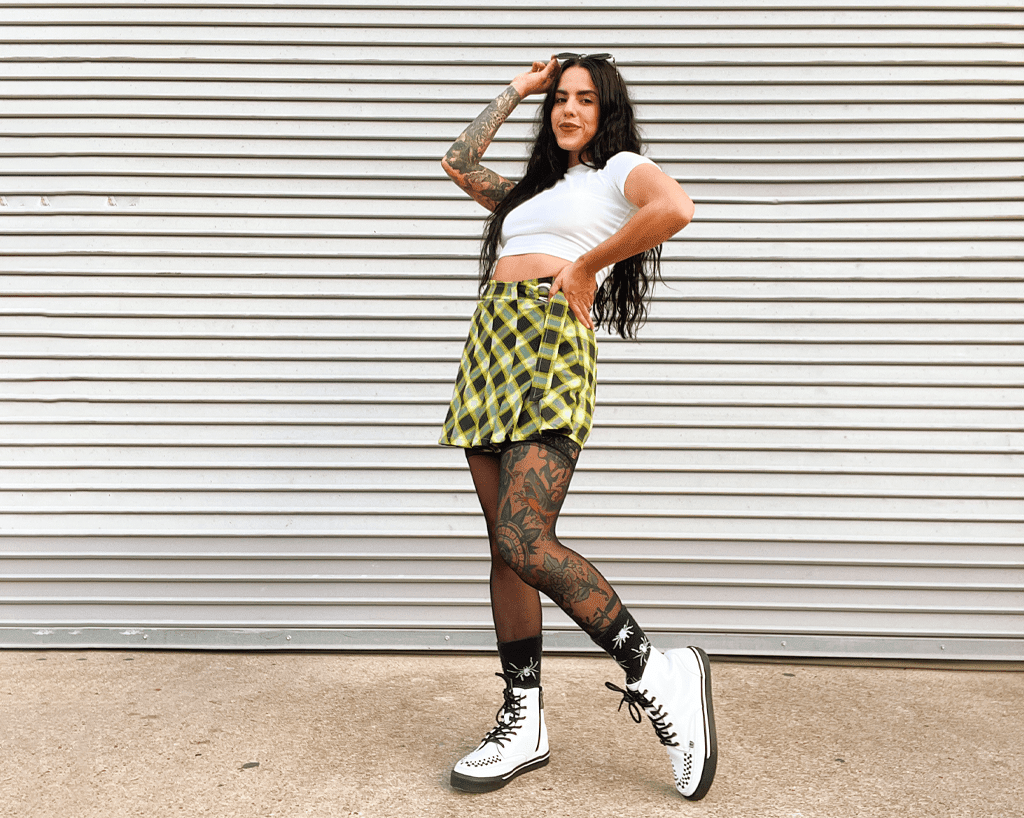 A3094 White TUKskin™ 8-Eye Sneaker Boot White T.U.K. Shoes