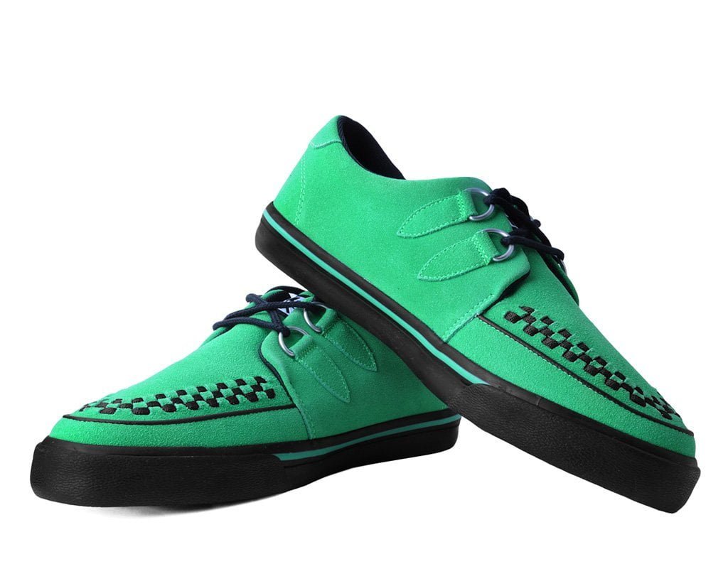 A9872 Green Suede Sneaker Green T.U.K. Shoes