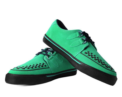 A9872 Green Suede Sneaker Green T.U.K. Shoes