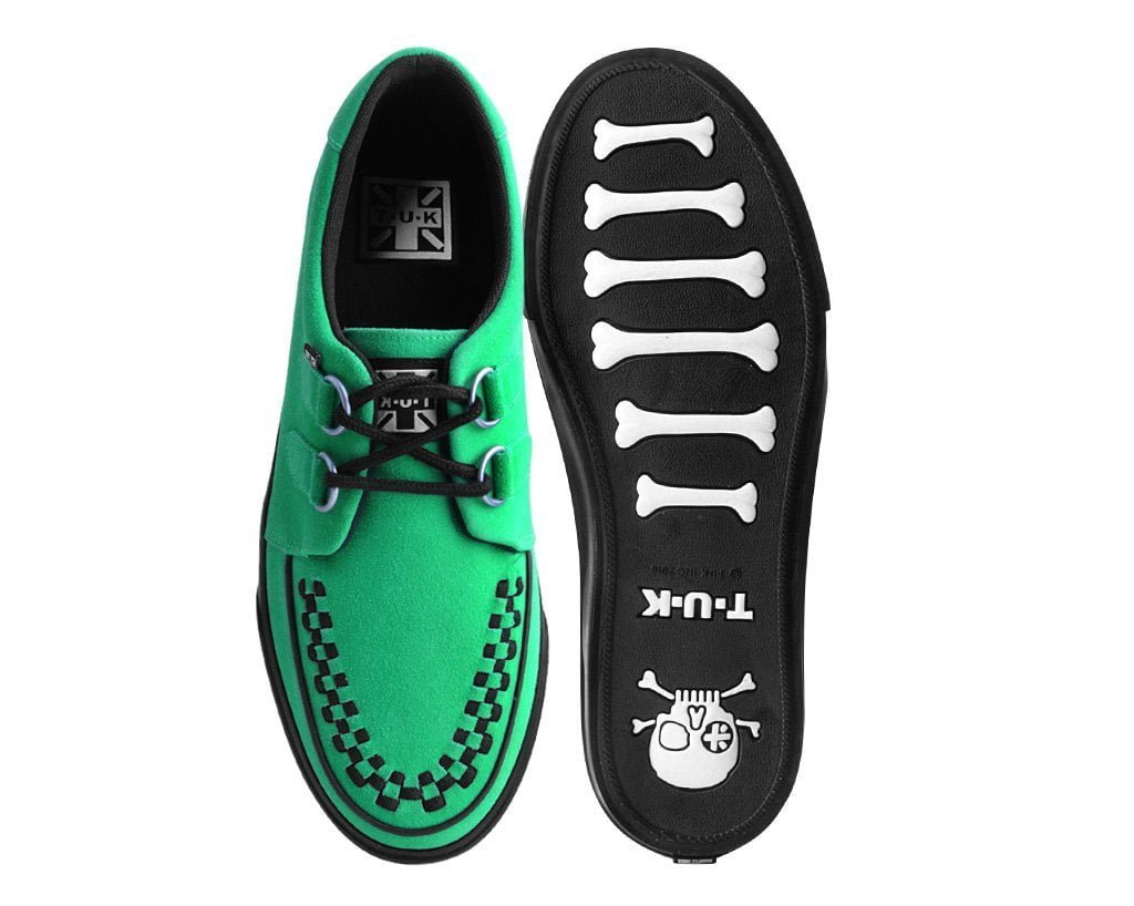 A9872 Green Suede Sneaker Green T.U.K. Shoes