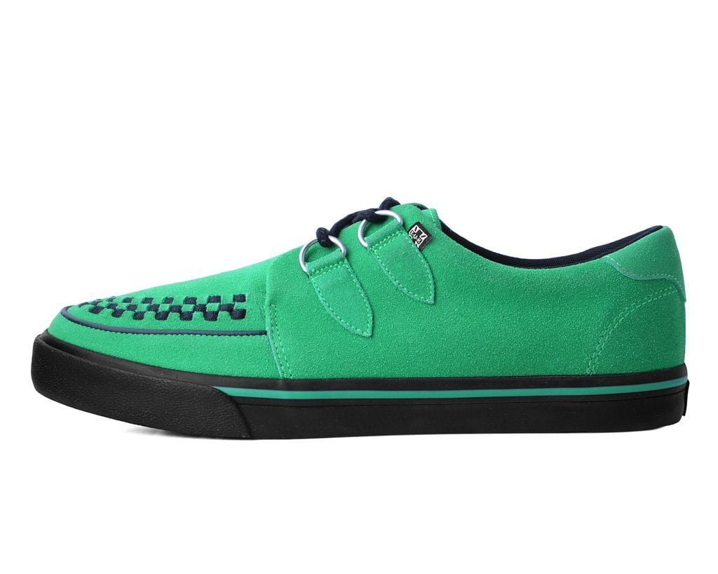 A9872 Green Suede Sneaker Green T.U.K. Shoes