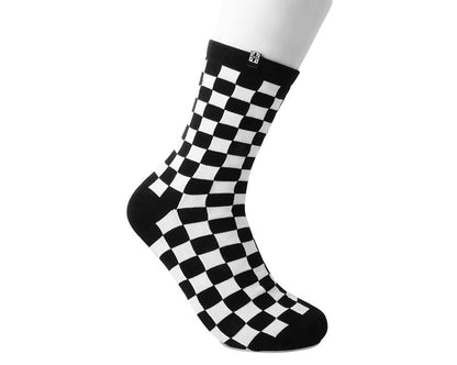 TSK1045 Black & White Checker T.U.K. Women’s Sock TSK1045-OS  T.U.K. Shoes