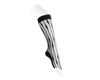 TSK1159 Black Knee-High Mesh Sock TSK1159-OS  T.U.K. Shoes