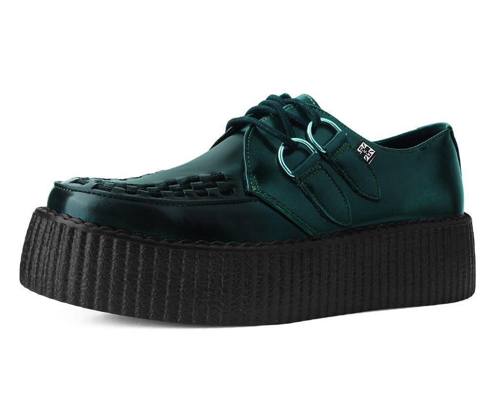 V3191 Green Rub-Off Mondo Creeper Green T.U.K. Shoes