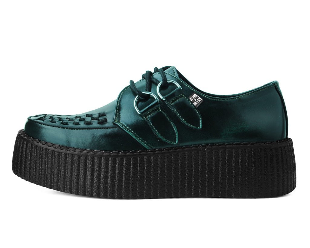 V3191 Green Rub-Off Mondo Creeper Green T.U.K. Shoes