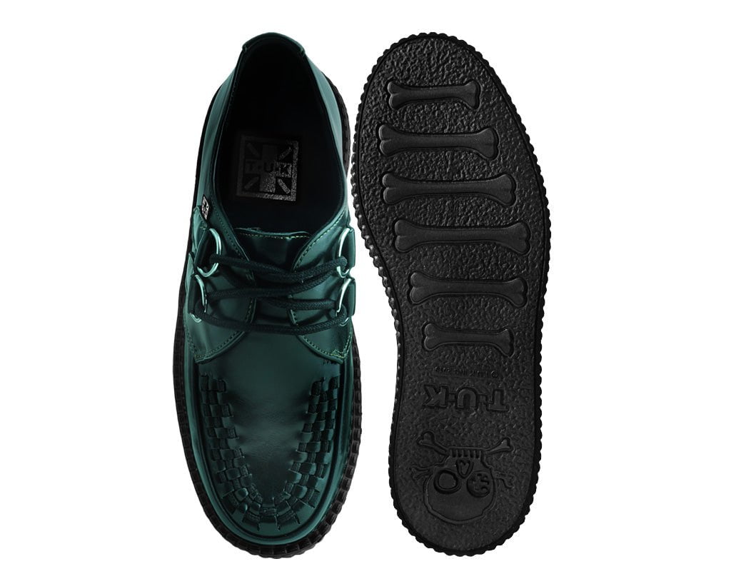 V3191 Green Rub-Off Mondo Creeper Green T.U.K. Shoes