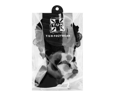 TSK1186 Black Mesh Heart Sock TSK1186-OS  T.U.K. Shoes