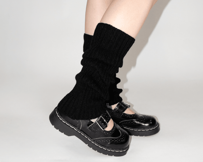TSK1150 Black Knit Leg Warmer TSK1150-OS  T.U.K. Shoes
