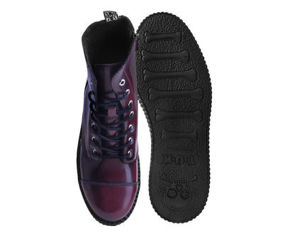 V9858 Burgundy Rub Off TUKskin™ 7-Eye Boot Burgundy T.U.K. Shoes