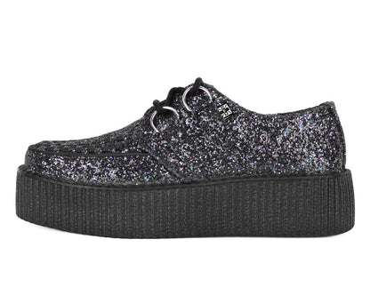 V3233 Midnight Glitter Viva Mondo Creeper Black T.U.K. Shoes