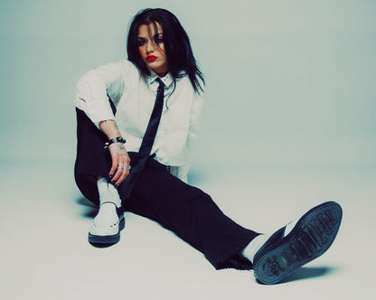 A3206 Black & White Slip-On Creeper Black/White T.U.K. Shoes