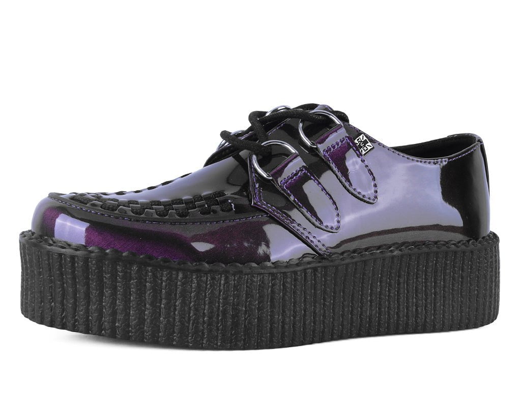 V3200 Purple Metallic Viva Mondo Creeper Purple T.U.K. Shoes