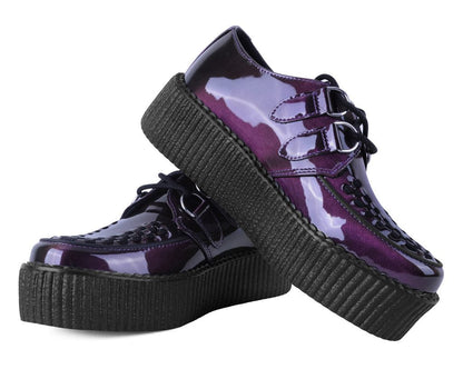V3200 Purple Metallic Viva Mondo Creeper Purple T.U.K. Shoes