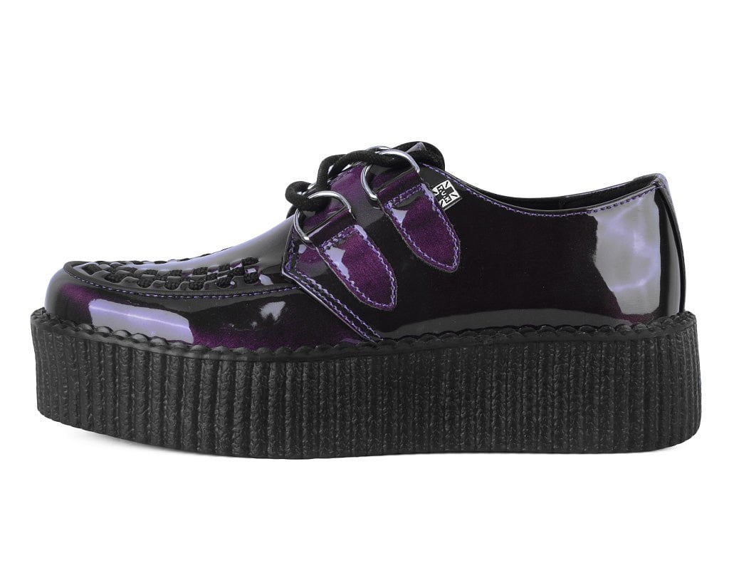 V3200 Purple Metallic Viva Mondo Creeper Purple T.U.K. Shoes